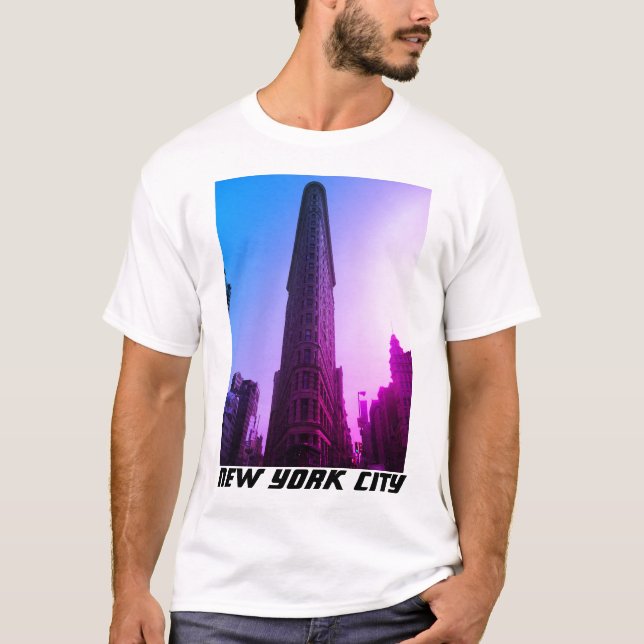 Flatiron område - New York, NY T Shirt (Framsida)