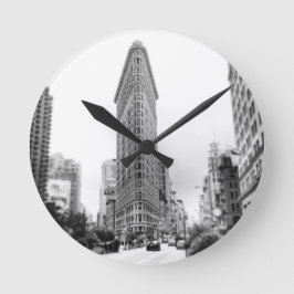 Flatiron Photo Clock Rund Klocka
