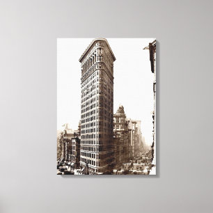 Flatiron som bygger 1910 canvastryck