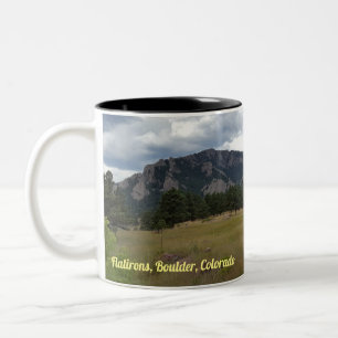 Flatironer, Bog-, Colorado- Två-Tonad Mugg
