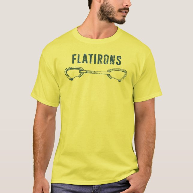 Flatirons Colorado Sten klätterakickdraw T Shirt (Framsida)