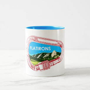 Flatirons klätterkarabiner Två-Tonad mugg