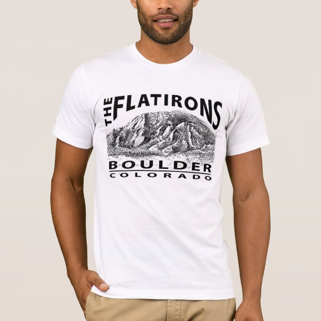 Flatirons stenblockColorado manar t-skjorta Tröja (Framsida)
