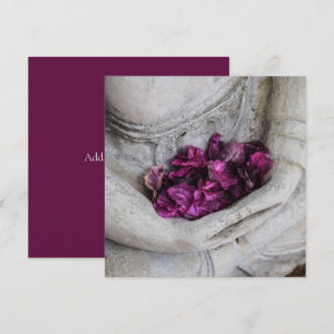 FLATKORT: BUDDHA + BLOMMAR TACK KORT