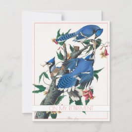FLATKORT FÖR BLUE JAY PENSION PARTY INVITATION FLA INBJUDNINGAR