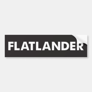 Flatlander Bildekal