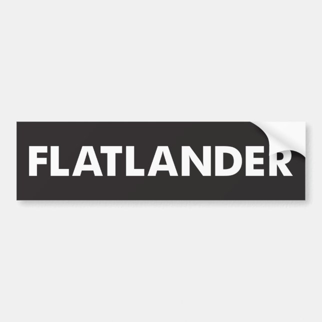 Flatlander Bildekal (Framsidan)