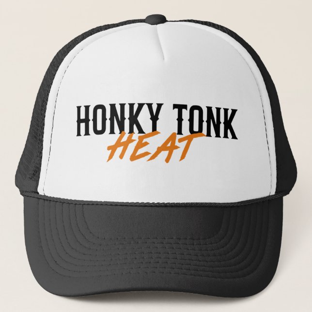 Flatline Honky Tonk Heat Foam Trucker Hat Keps (Framsida)