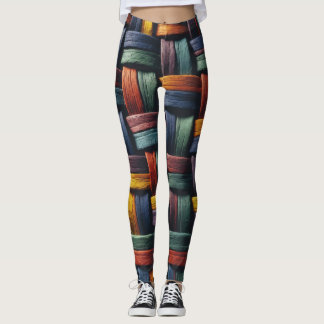 Flätmönstrade Leggings