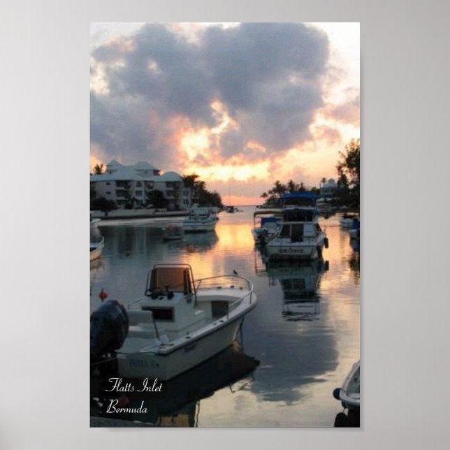 Flatts Inlet - Bermuda Poster (Framsidan)
