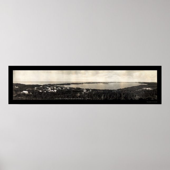 Flatts Village Bermuda Photo 1911 Poster (Framsidan)