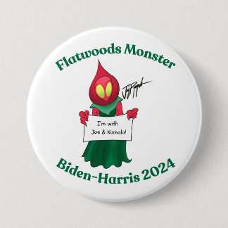 Flatwood Monster Biden-Harris Pin Knapp