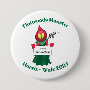 Flatwood Monster för Harris-Walz 2024 Knapp