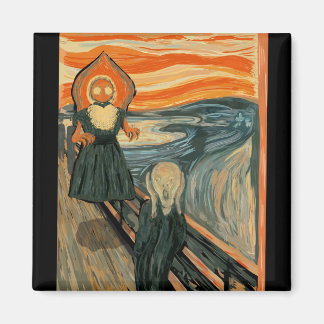 Flatwood Monster Funny Cryptid Väster Virginia Sou Magnet