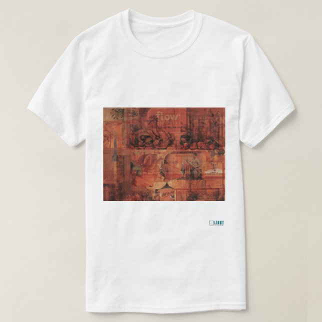 Flau Red — T-shirt med tryck framtill (Design framsida)