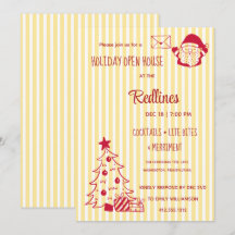 Flavescent strimlad Helgdag Open House