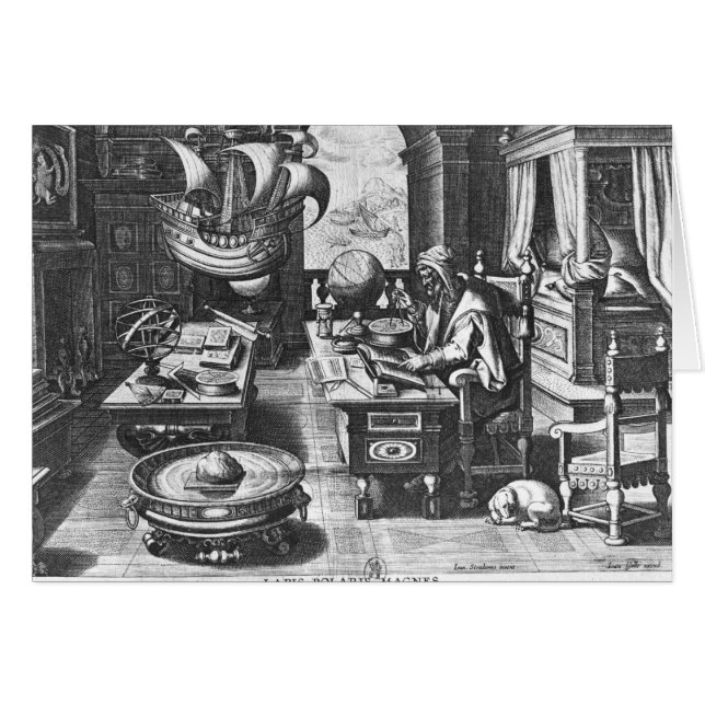 Flavio Gioia of Amalfi Hälsningskort (Framsidan Horizontal)