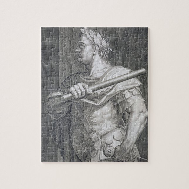 Flavius Domitian (ANNONS 51 - ANNONS 96) kejsare Pussel (Vertikal)