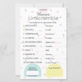 Flavor Frenzy Ord Scramble SVER NYCKEL