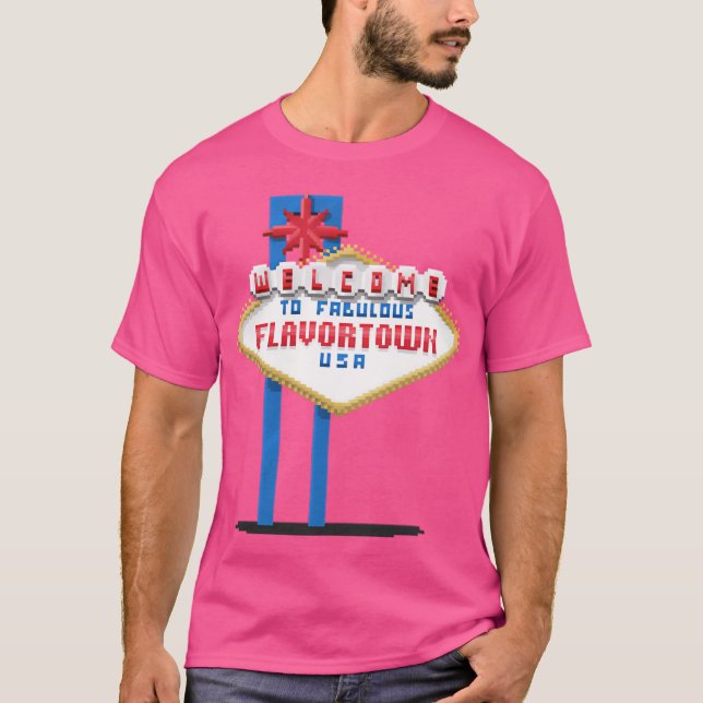 Flavortown Usa T Shirt (Framsida)