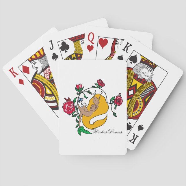 FlawlessDreams klassiker som leker kort Casinokort (Baksidan)