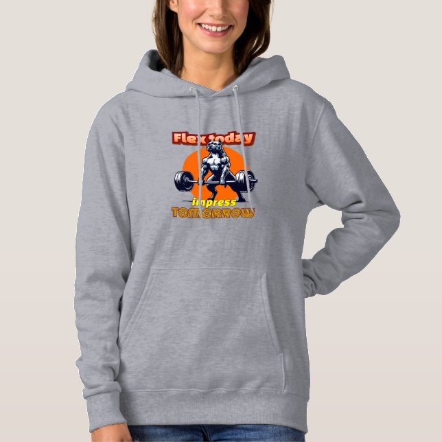 "Flax Today Impress Morgondagen" - T Shirt (Framsida)