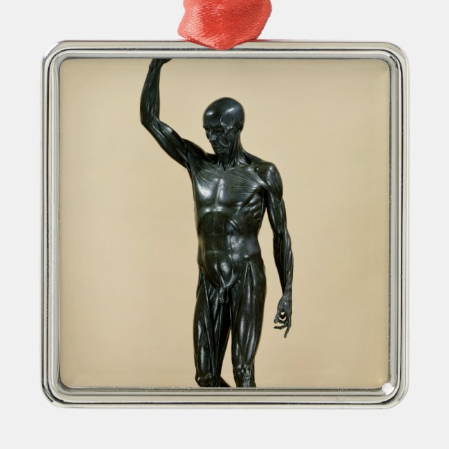 Flayed förkroppsligar julgransprydnad metall (Framsidan)