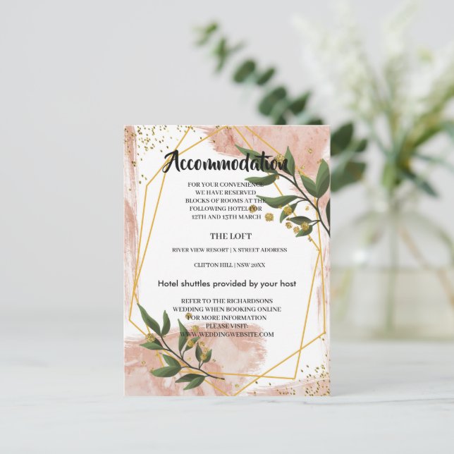 FlBostadstillstånd för den moderna Grönten Guld Ra Meddelande Vykort (Stående Fram)