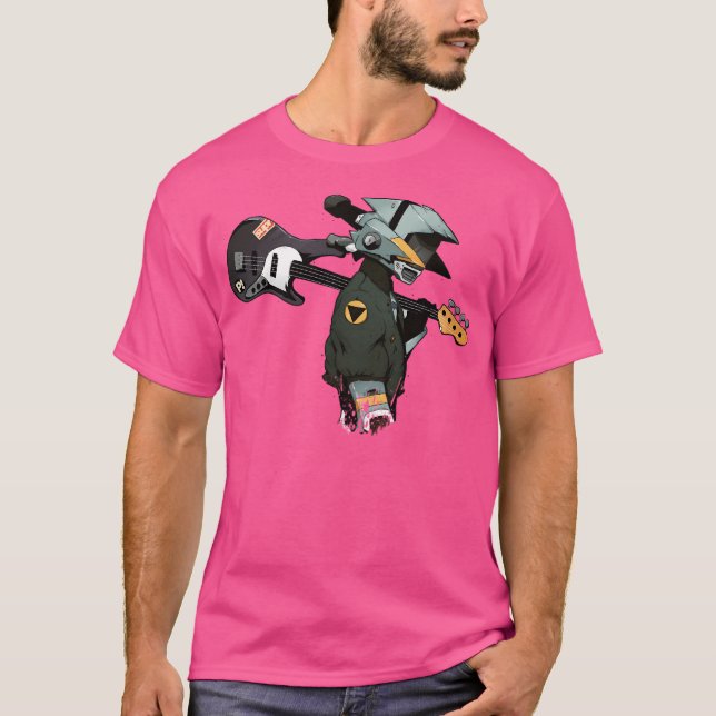 Flcl Guitar T Shirt (Framsida)
