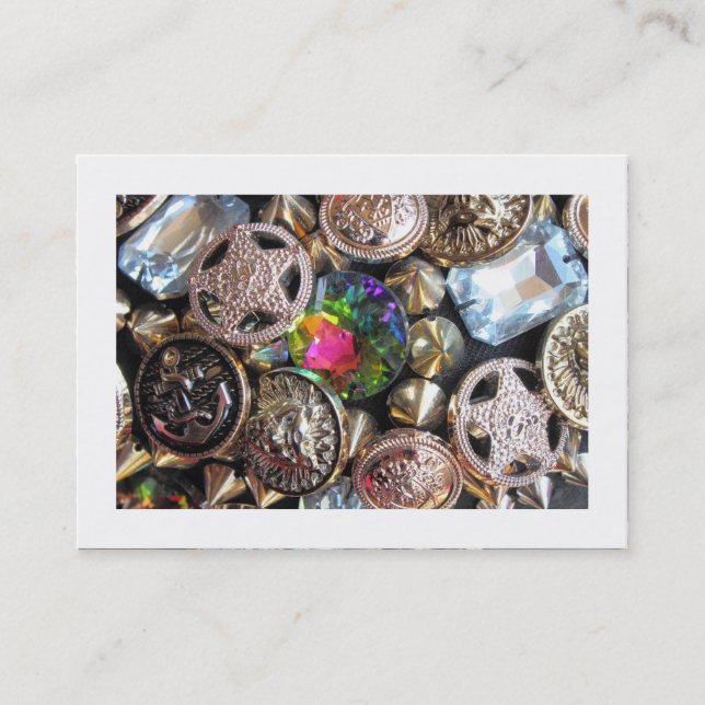 Flea Market Bling (gränsad) Visitkort (Framsida)