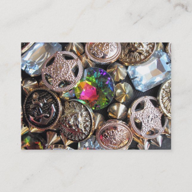 Flea Market Bling Visitkort (Framsida)