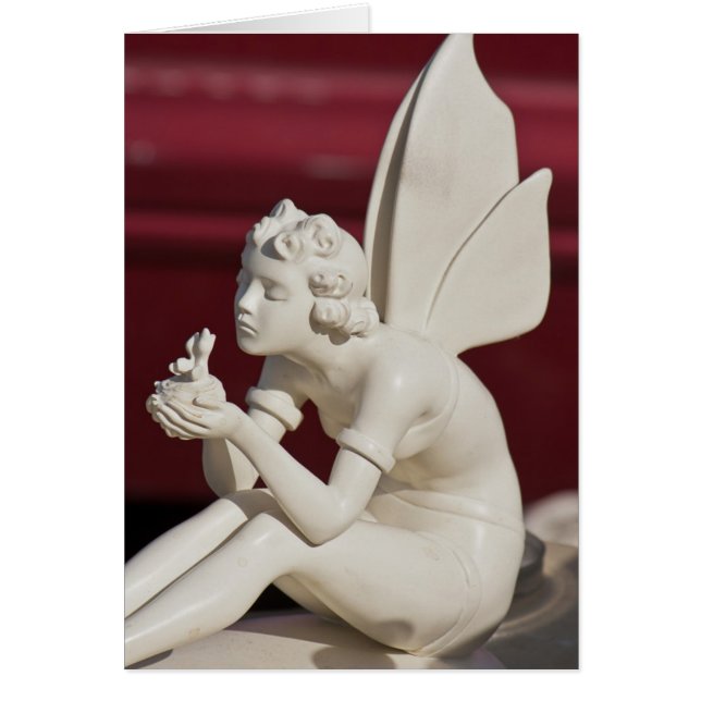 Flea Market Card - White Fairy Hälsningskort (Framsidan)