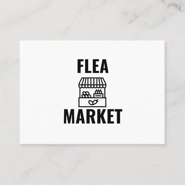 Flea-marknaden Visitkort (Framsida)