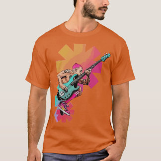 Flea Member Rd Hett Chili Peppers T Shirt