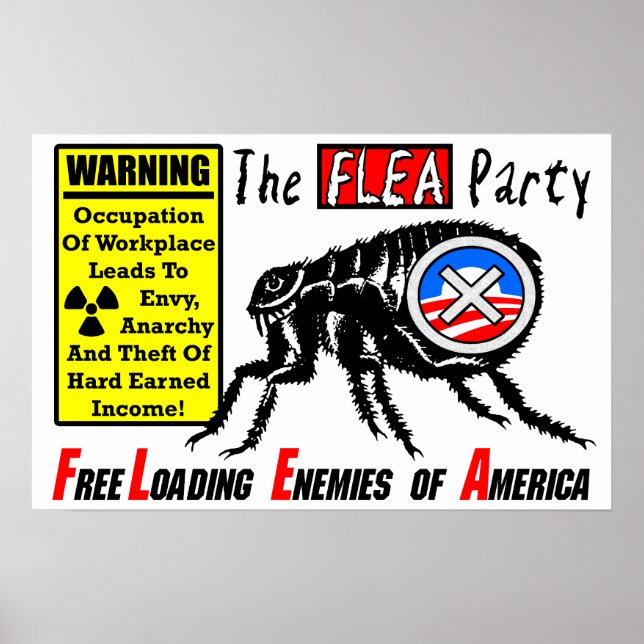 Flea Party: Occupy wall street Poster (Framsidan)