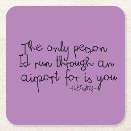 Fleabag citationstecken underlägg papper kvadrat