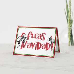 Fleas Navidad - Dancing jul Fleas Helgkort