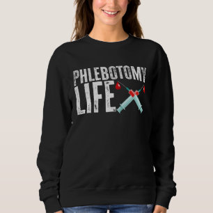 Flebotomiliv Flebotomist Tekniker Blodtekniker T Shirt