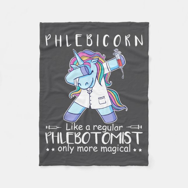 Flebotomist Flebotomi Citat  Fleecefilt (Framsidan)