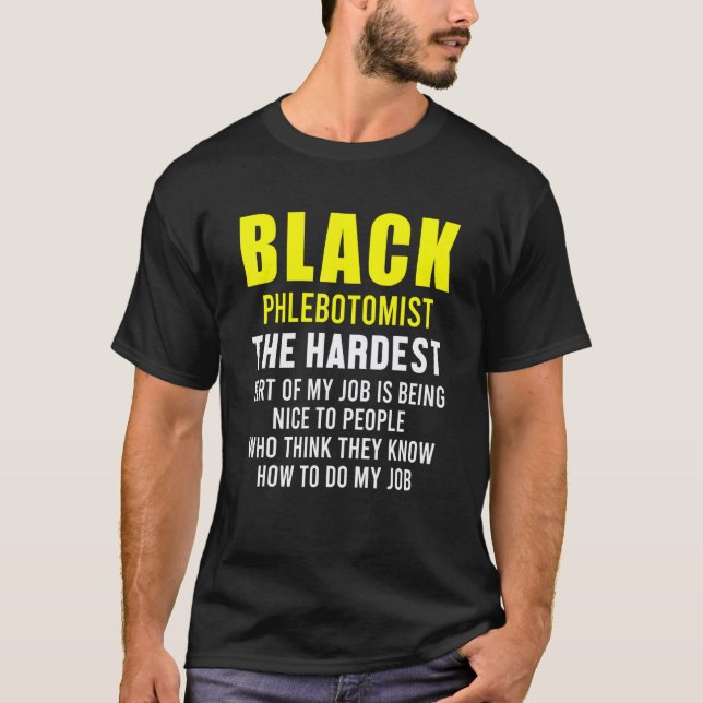 Flebotomist Flebotomitekniker 24 T Shirt (Framsida)