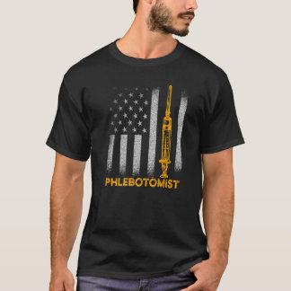 Flebotomist Nålflagga Flebotomitekniker 1 T Shirt