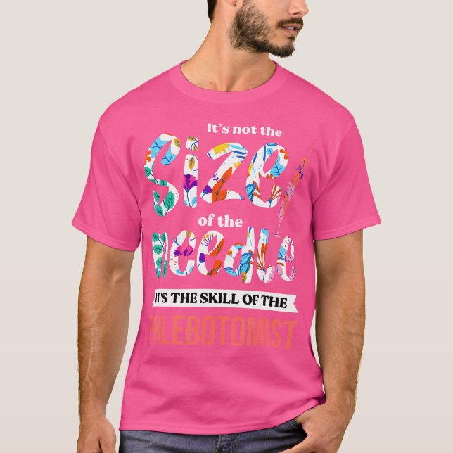 Flebotomist - självmord Syringe Flebotomi Medicins T Shirt (Framsida)