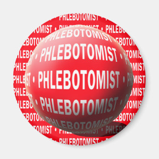 FLEBOTOMIST SPHERE BLODROPP MAGNET