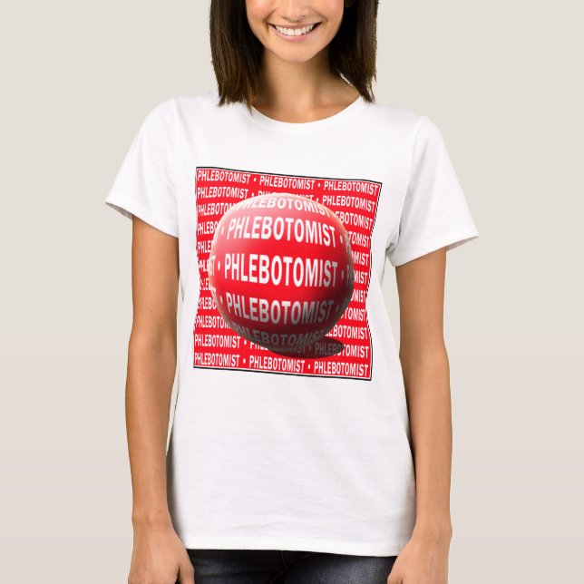 FLEBOTOMIST SPHERE BLODROPP TRÖJA (Framsida)
