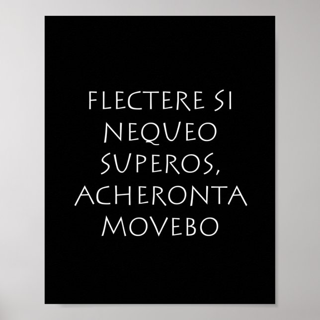 Flectere si nequeo superos Acheronta movebo Poster (Framsidan)