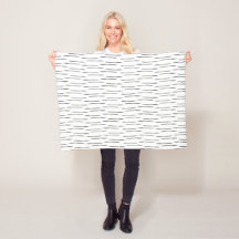 Fleece Blanket 76,2cm x 101,6cm - Black And White