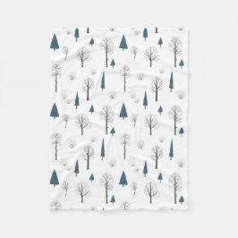 Fleece Blanket 76,2cmx101,6cm - Christmas Pattern