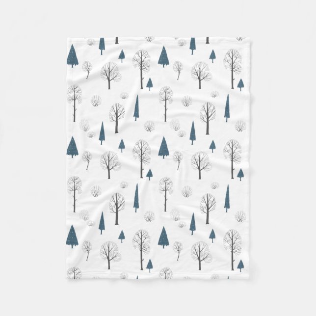 Fleece Blanket 76,2cmx101,6cm - Christmas Pattern (Framsidan)