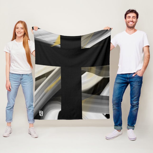 Fleece Blanket Abstrakt Trend Insida Decor Black (På plats)