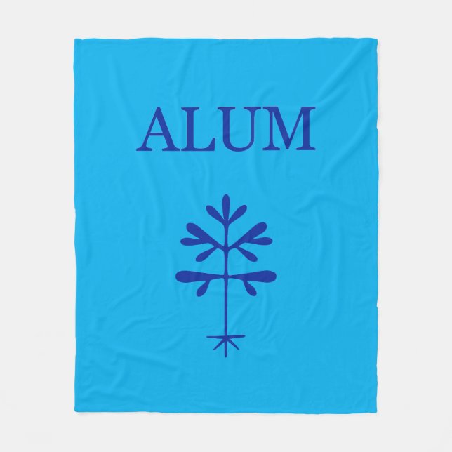 Fleece Blanket, Alum Blue (Framsidan)